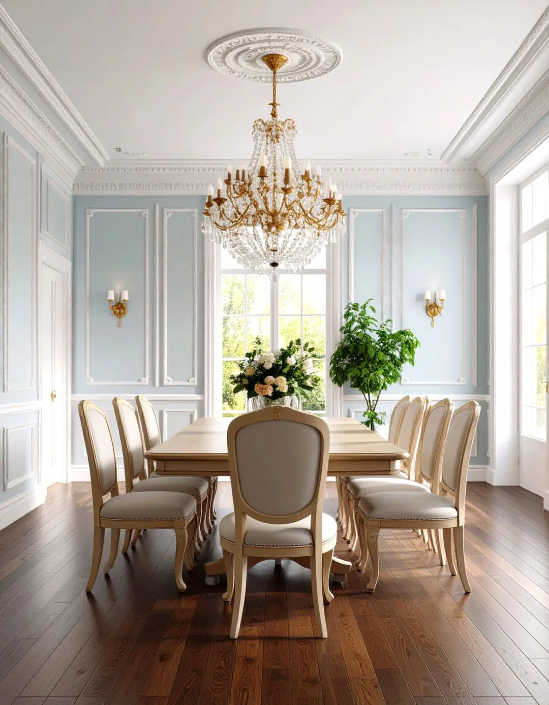 Classic Wainscoting Panels - Elegant Wall Design