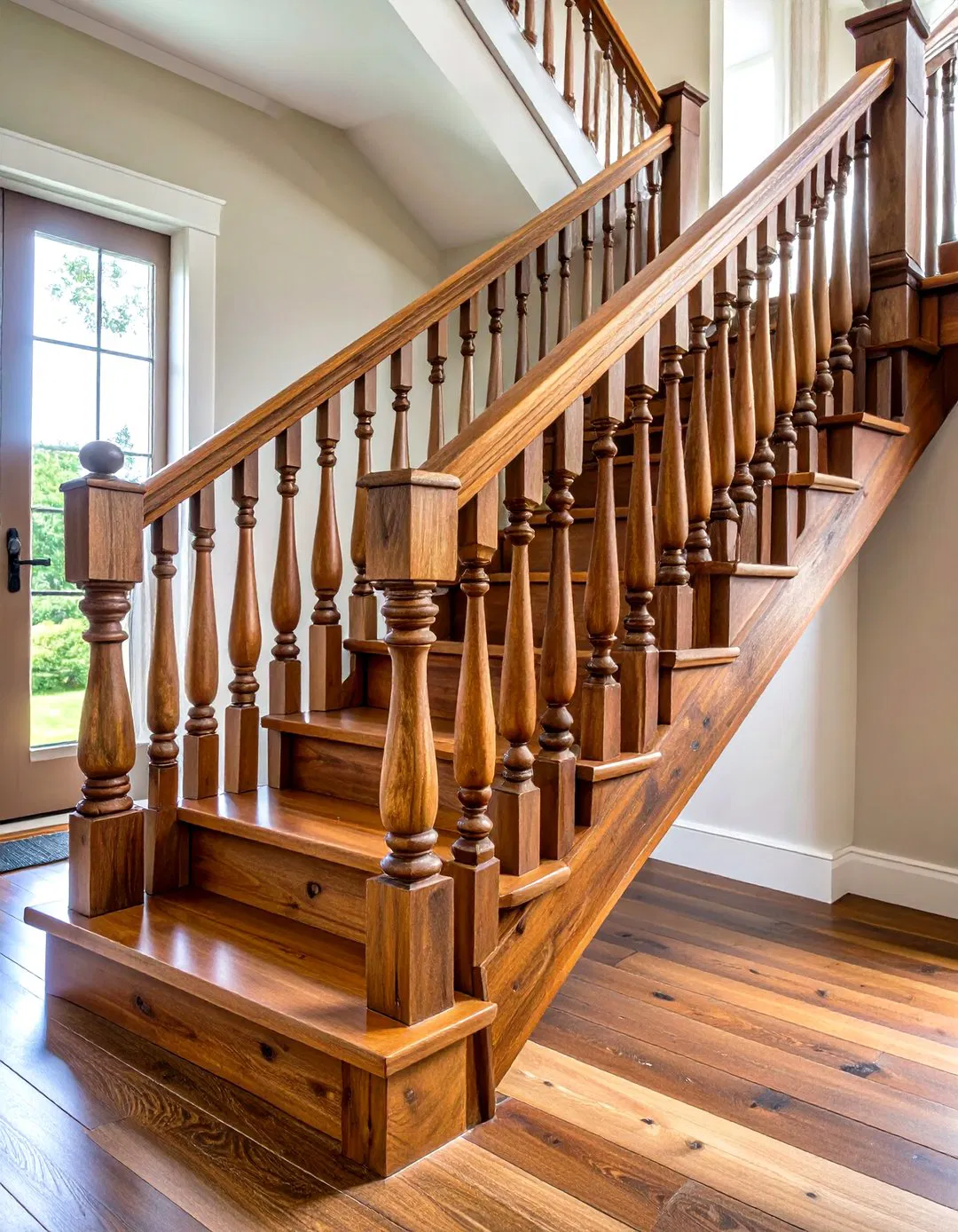 Rustic Farmhouse Wood Railings