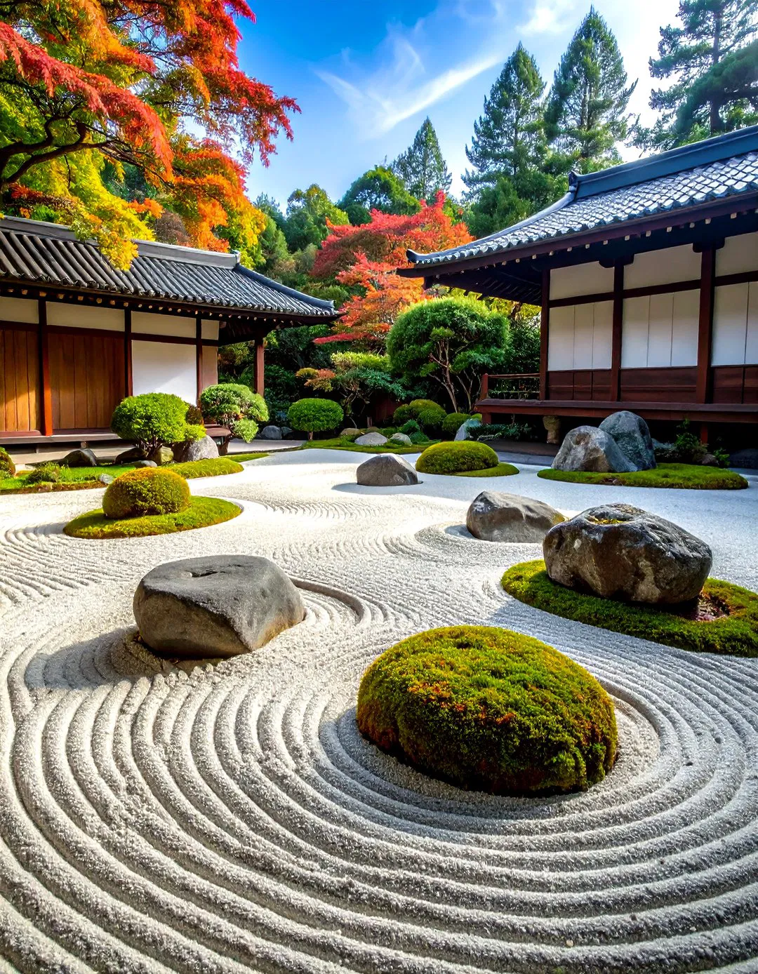 Classic Dry Rock Garden - Zen Garden Ideas