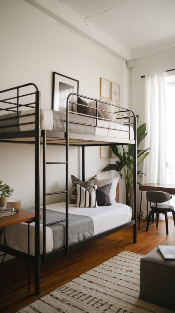 Industrial style adult bunk beds