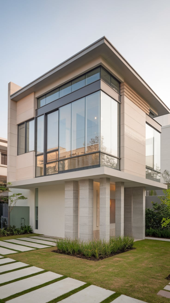 Minimalist modern house exterior