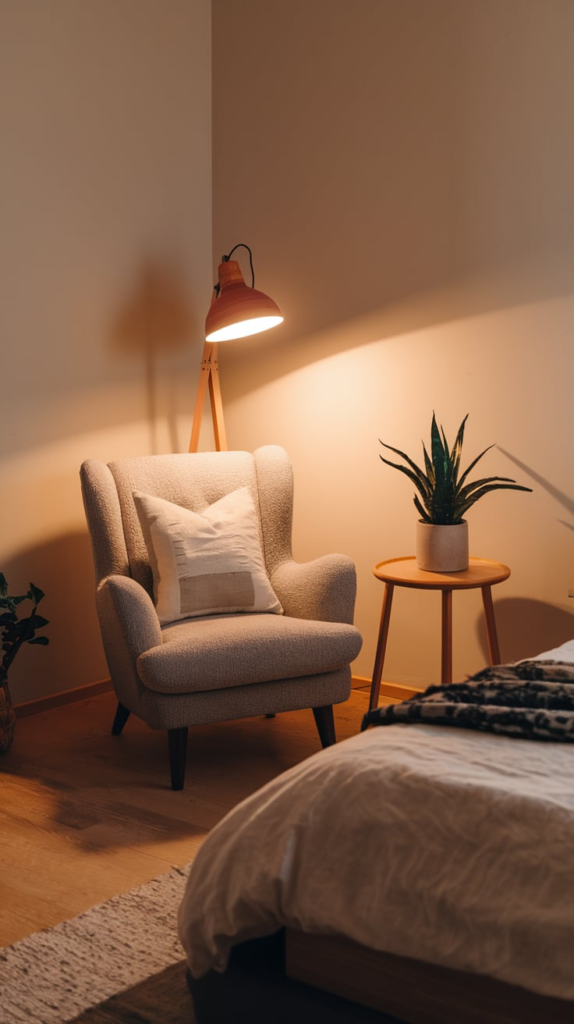 Window seat reading nook