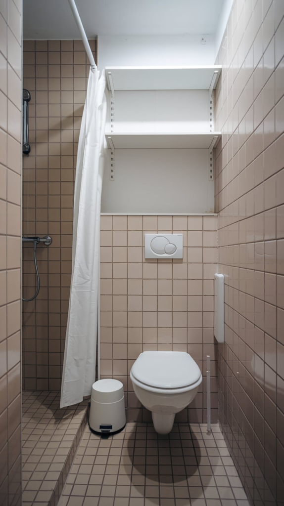 Bathroom makeover with fresh paint