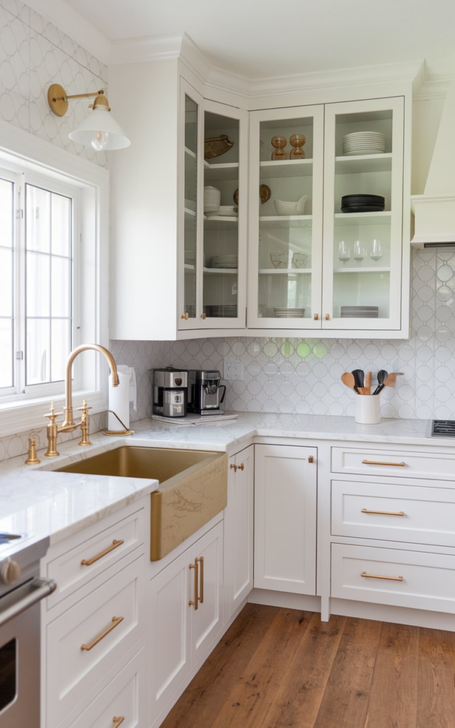 Painted kitchen cabinets