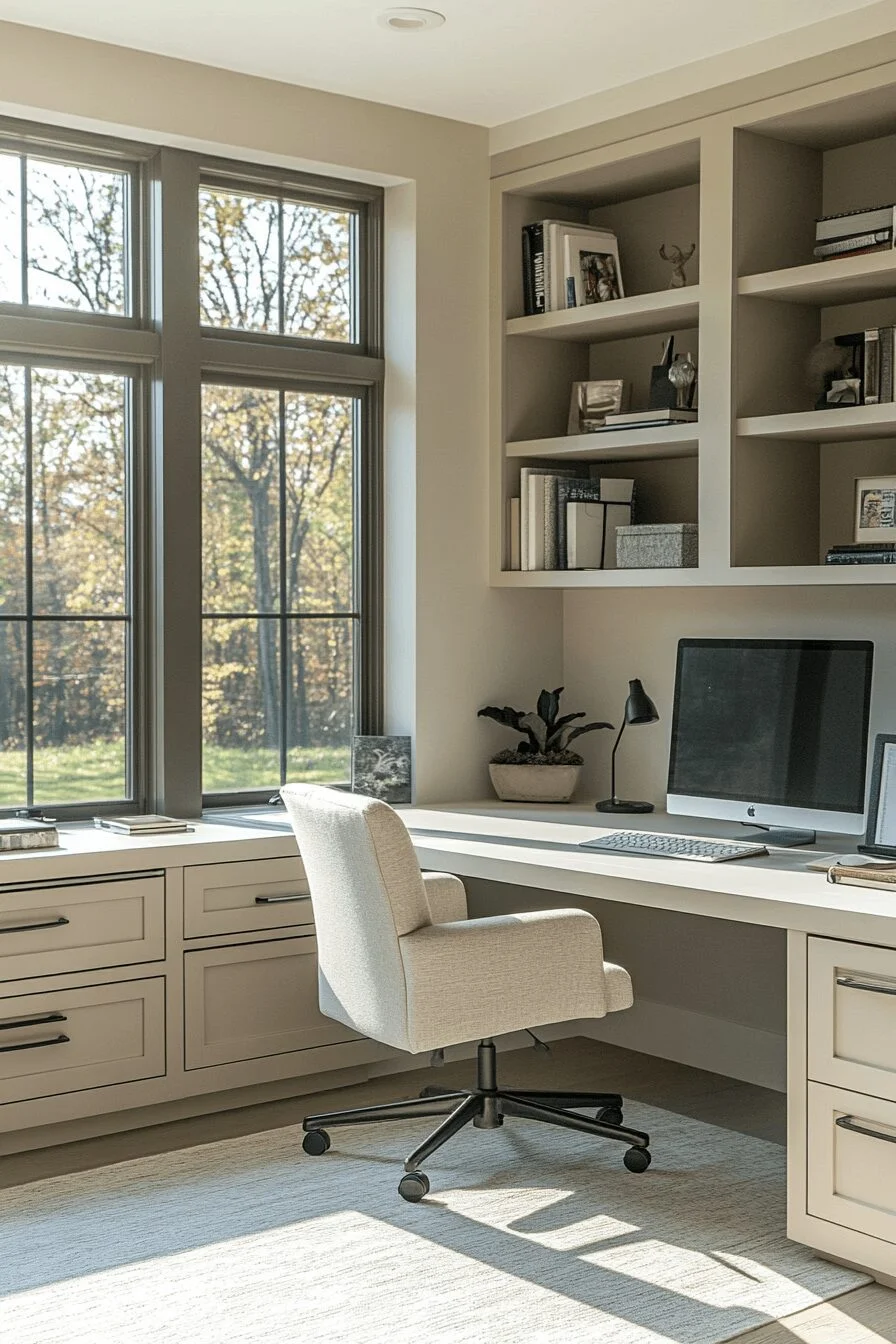 Minimalist Home Office with Purpose-Driven Simplicity