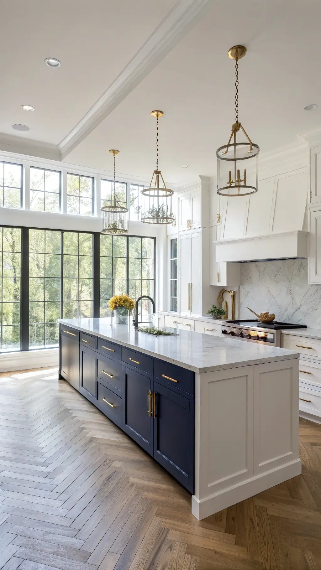 Modern kitchen with two<a href=